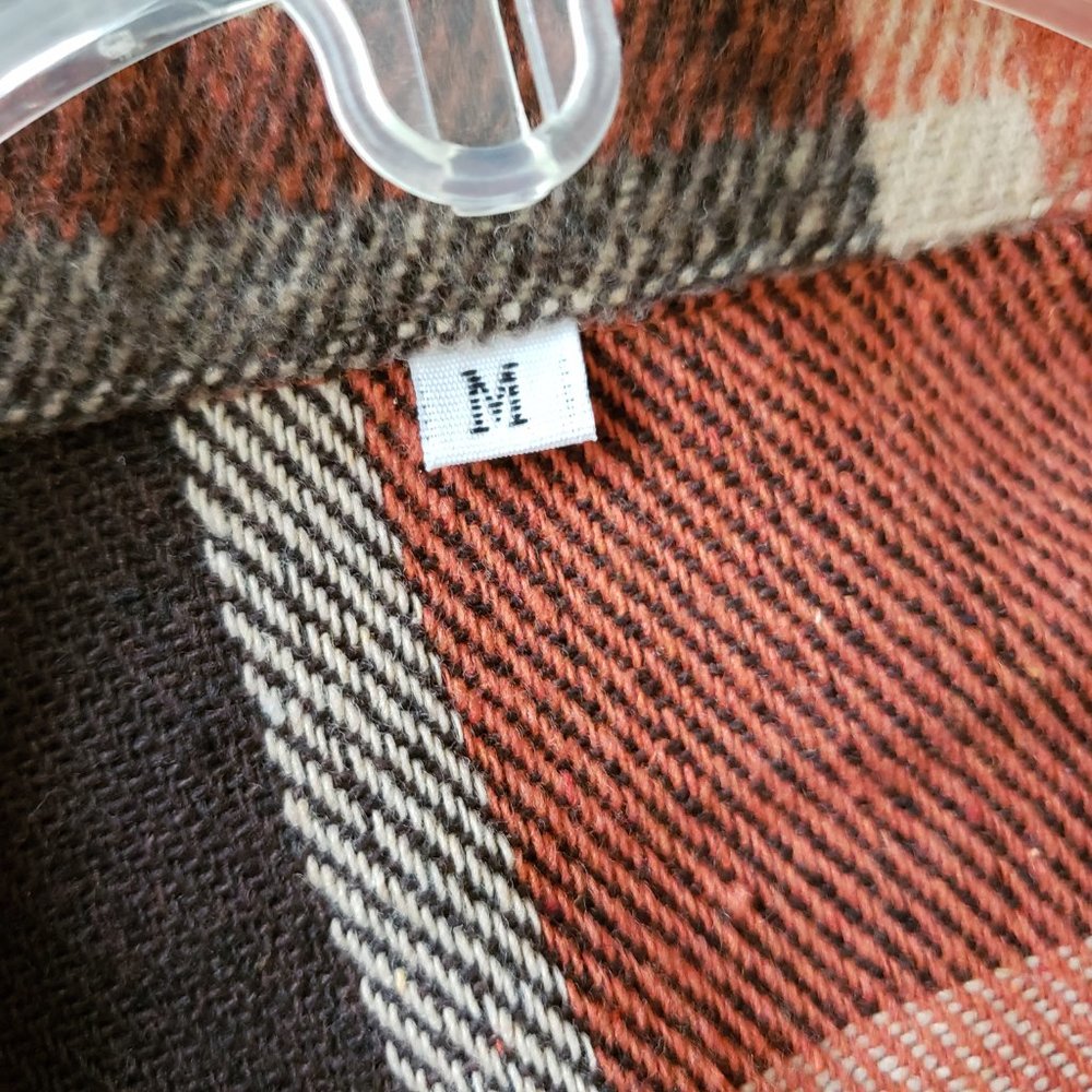 Plaid Flannel Button Shacket Jacket - image 6